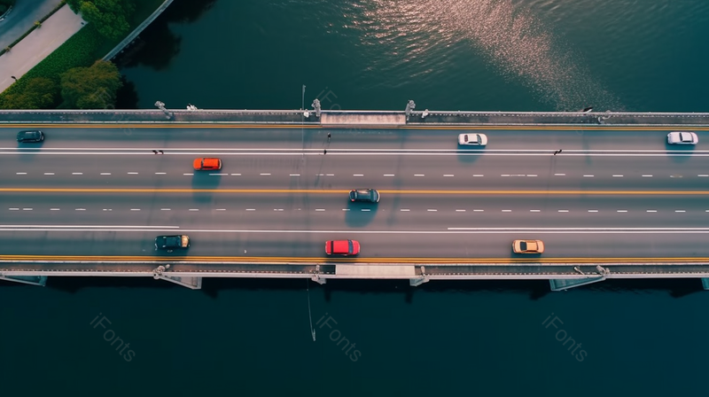 在桥梁上驾驶汽车,高清,摄影图,摄影图片,图片大全,摄影图免费下载